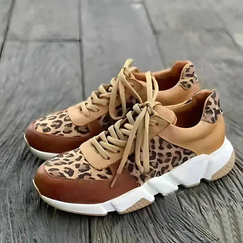 Runa™ | Casual Leopard Sneakers – Stilren, Bekväma & Andningsbara