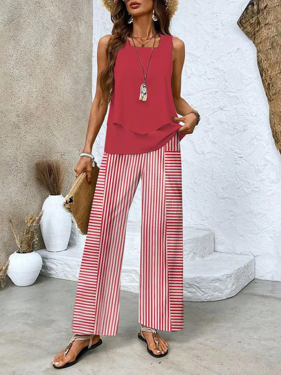 Klara™ | Elegant tvådelat set – Svalt, smickrande och bekvämt hela dagen