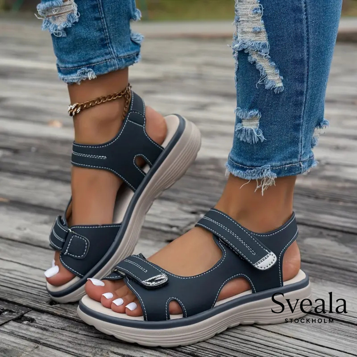 Alani™ | Kilklackssandaler med Stil & Stöd för Dina Fötter