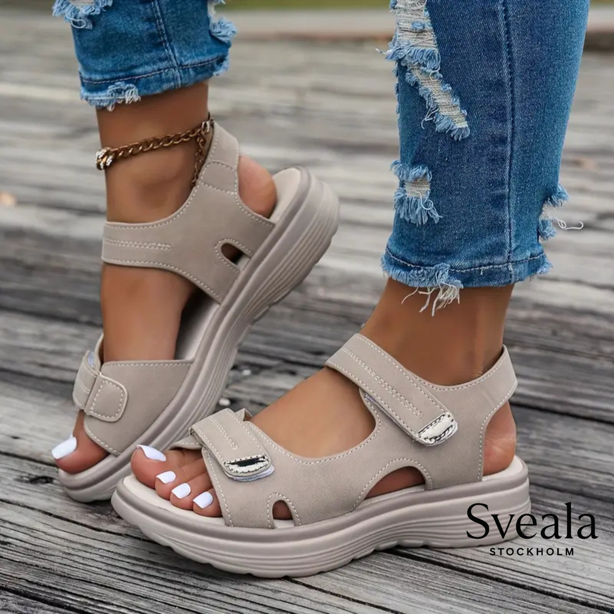 Alani™ | Kilklackssandaler med Stil & Stöd för Dina Fötter