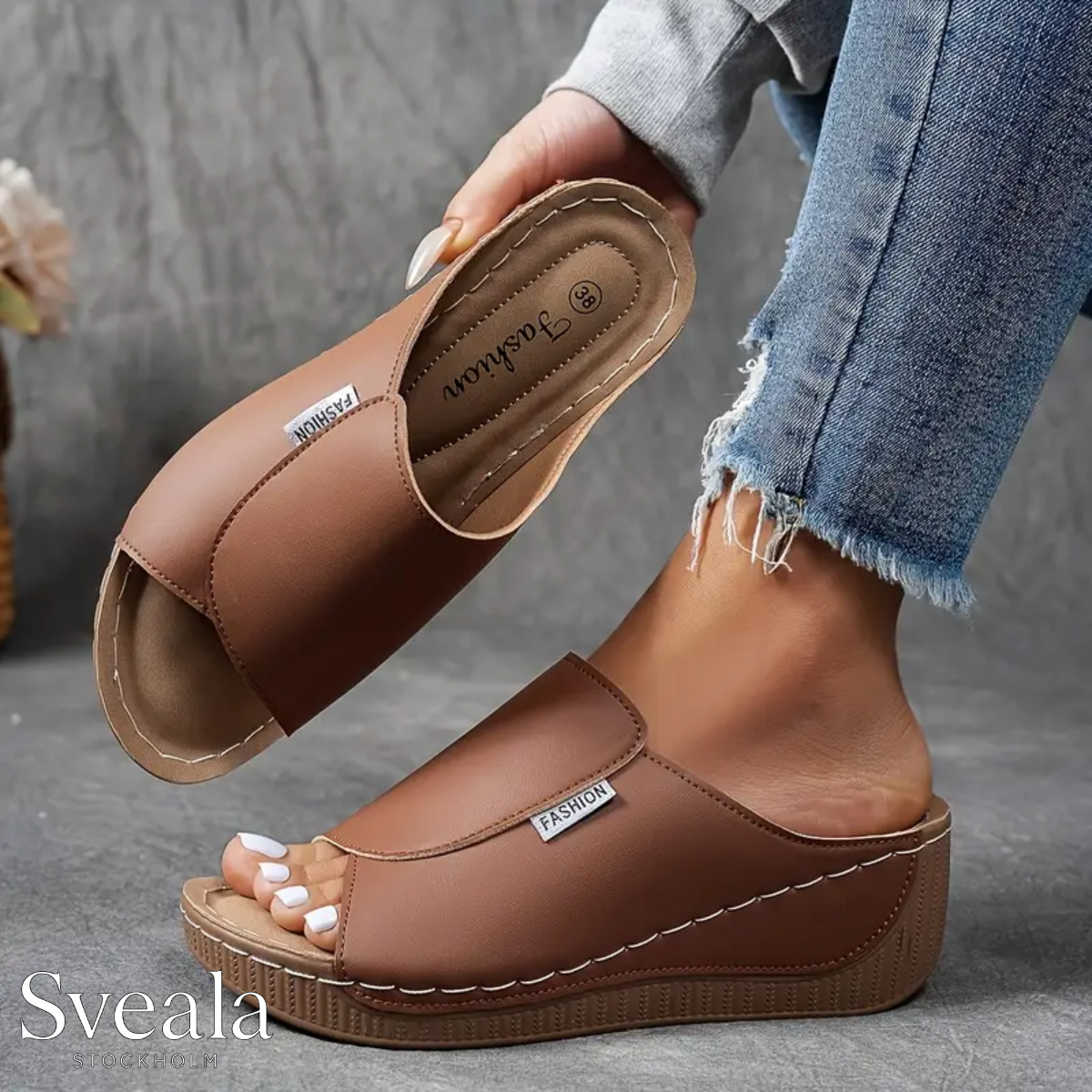 Yara™ | Lättvikts Mesh Sandaler med Färgklick – Bekväma, Stödjande & Svala hela dagen