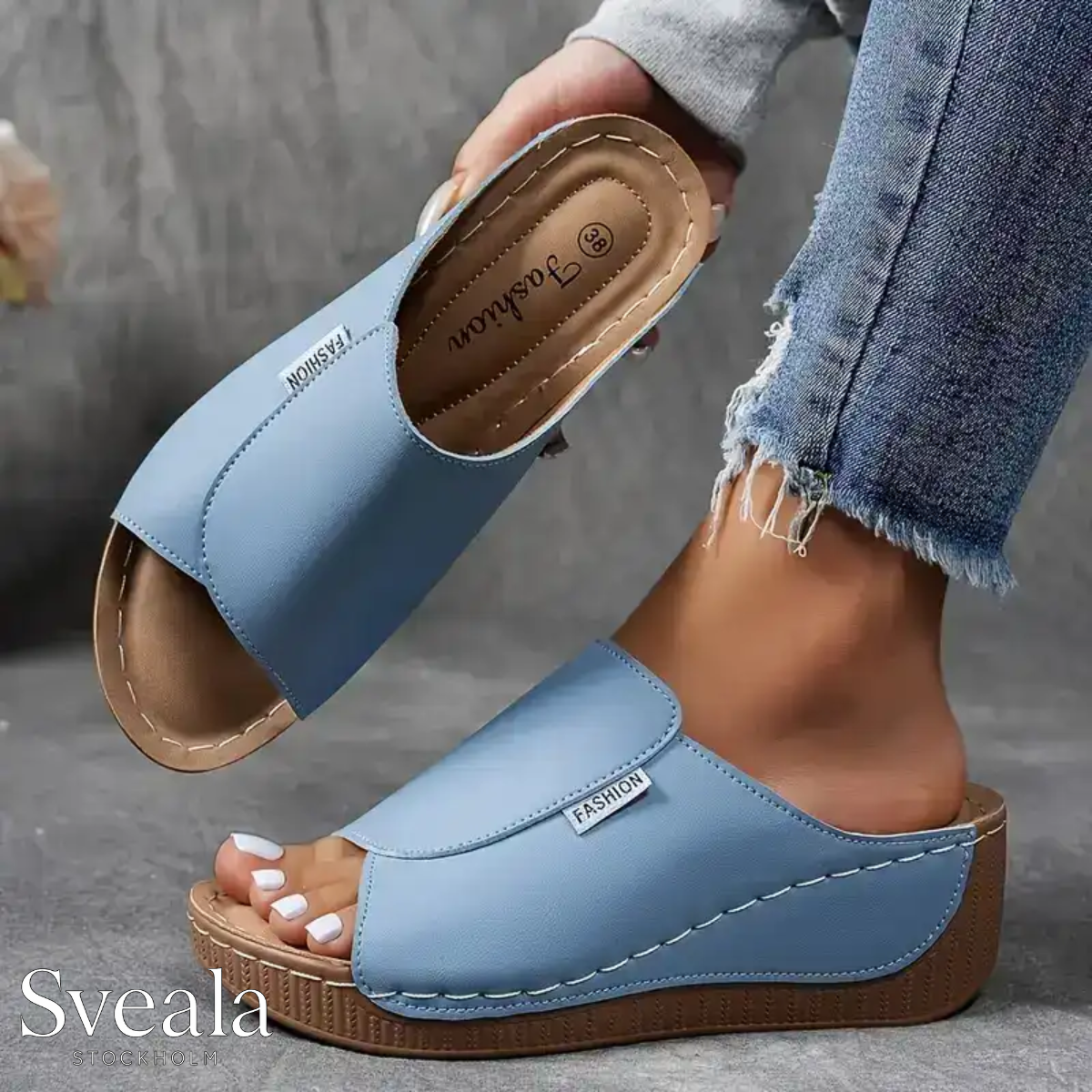 Yara™ | Lättvikts Mesh Sandaler med Färgklick – Bekväma, Stödjande & Svala hela dagen