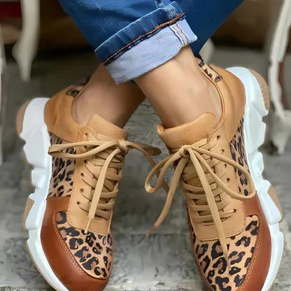 Runa™ | Casual Leopard Sneakers – Stilren, Bekväma & Andningsbara