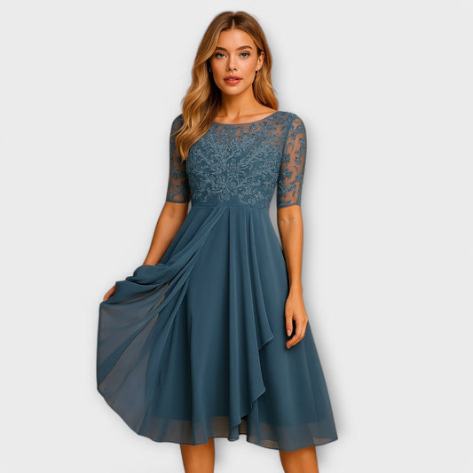 Milora™ | Elegant Spetsklänning för En Strålande Look