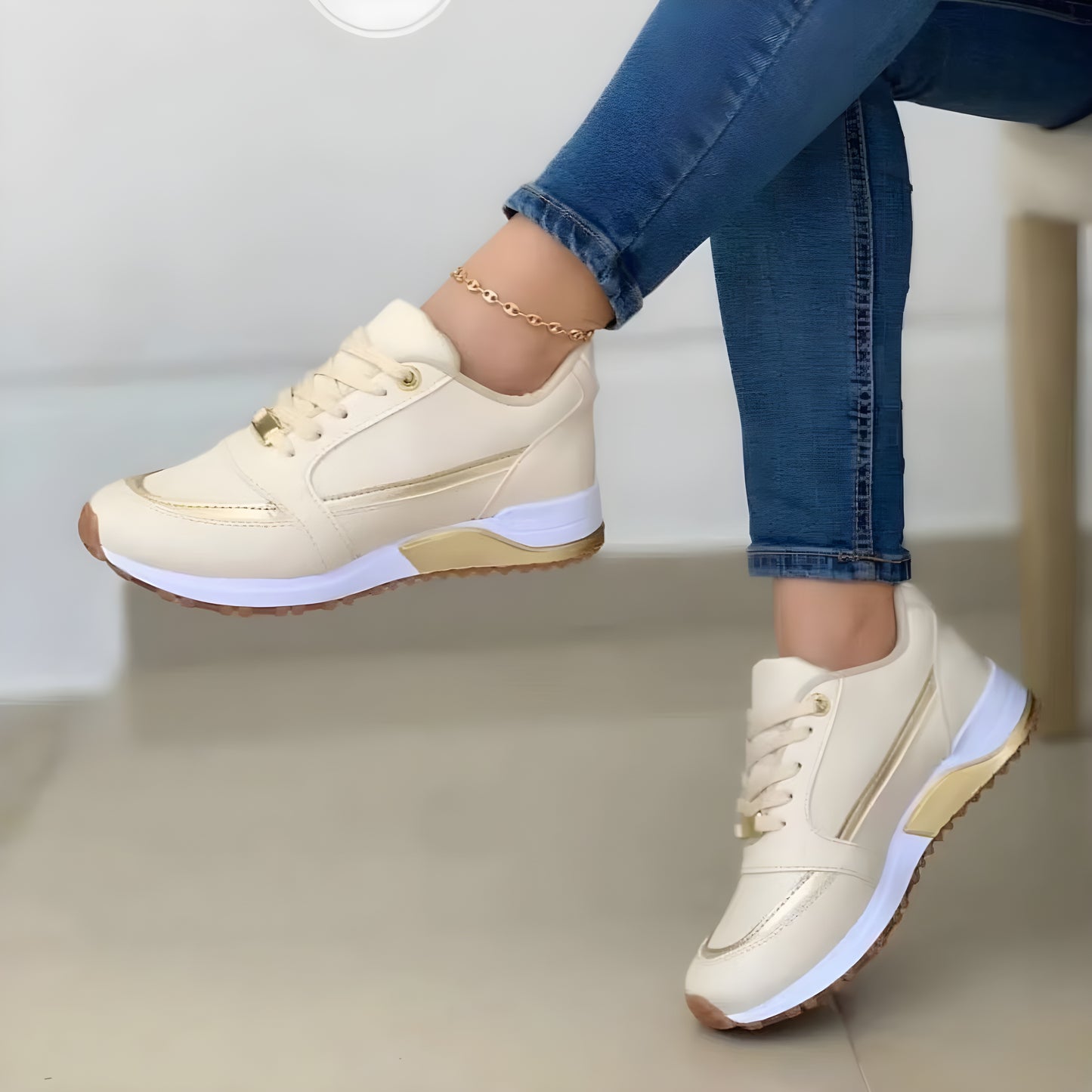 Signe™ | Ortopediska Sneakers för Ultimat Komfort & Stöd