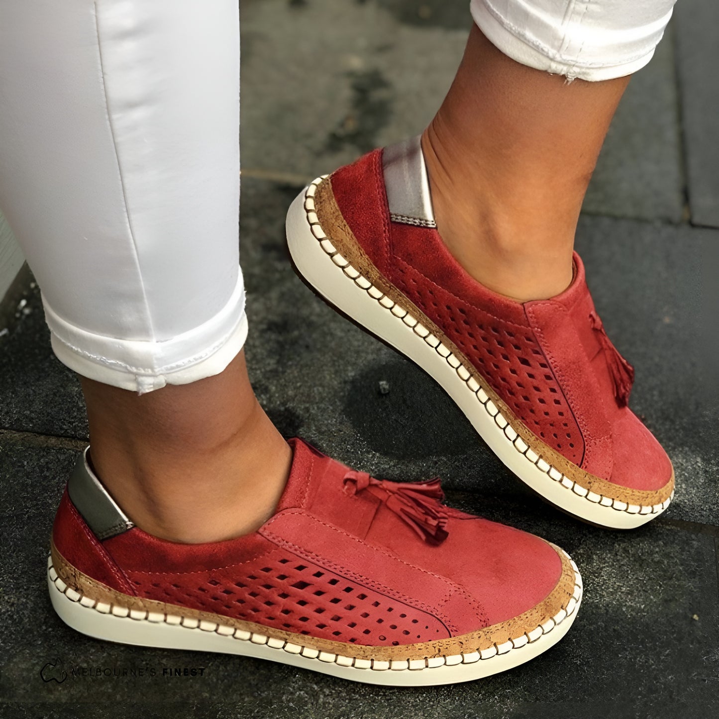 Eveline™ | Orthopediska Slip-On Skor för Våren – Komfort och Stil, Hela Säsongen