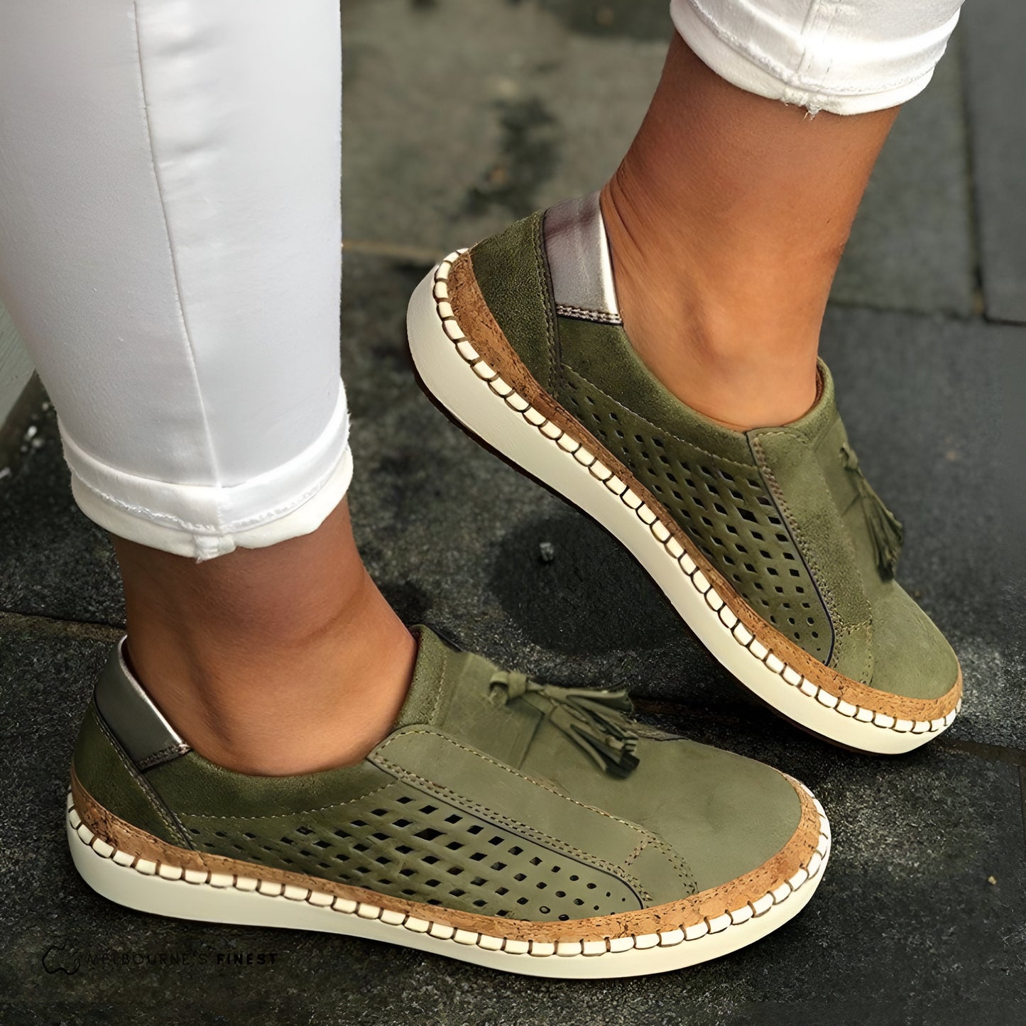 Eveline™ | Orthopediska Slip-On Skor för Våren – Komfort och Stil, Hela Säsongen