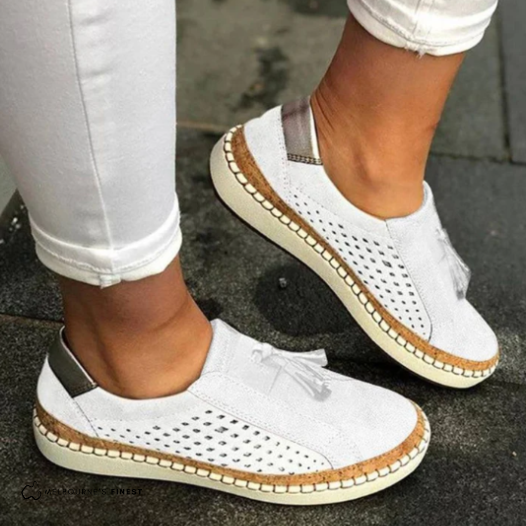 Eveline™ | Orthopediska Slip-On Skor för Våren – Komfort och Stil, Hela Säsongen