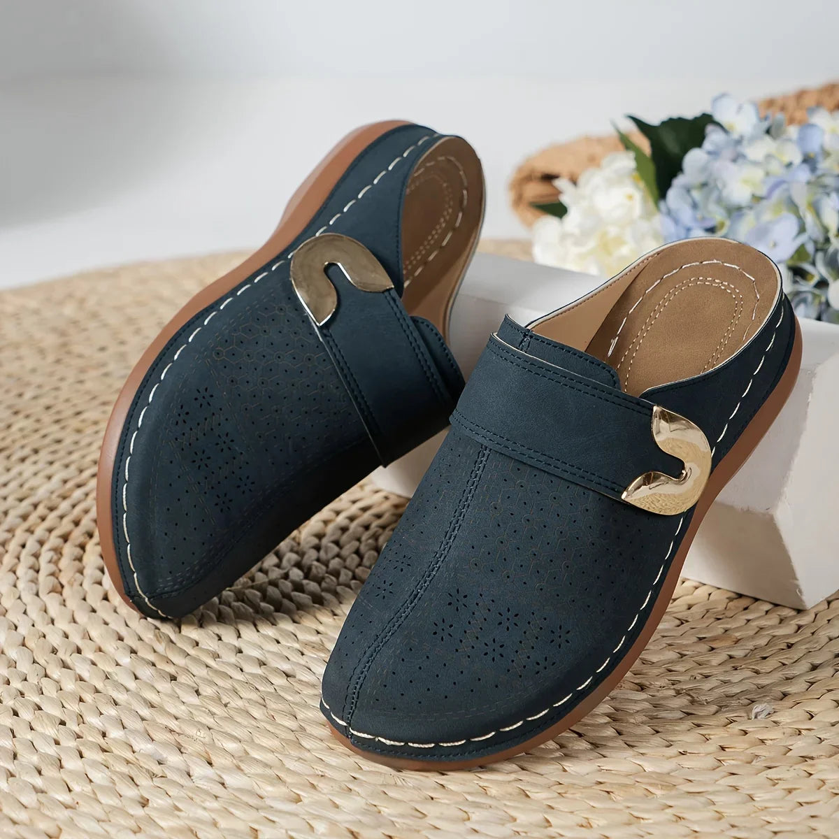 Lova™ | Ortopediska Kilklackssandaler – Komfort & Stil för Varje Dag