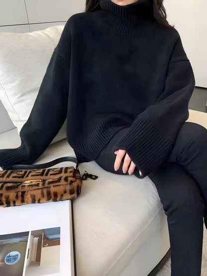 Sofia™ | Komfortabel och Mjukt Turtleneck Tröja