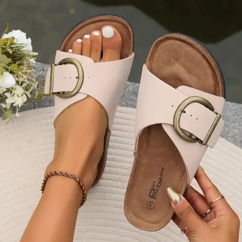 Livia™ | Dam Orthopediska Sandaler med Tjocka Sula