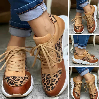 Runa™ | Casual Leopard Sneakers – Stilren, Bekväma & Andningsbara